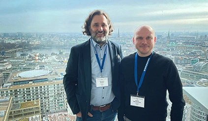 Christian Kürpick, Projektleiter, und Lukas Wiedenmann, Key-Account-Manager bei RETRON