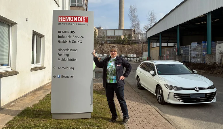 Anett Randt, Niederlassungsleiterin REMONDIS Industrie Service Freiberg