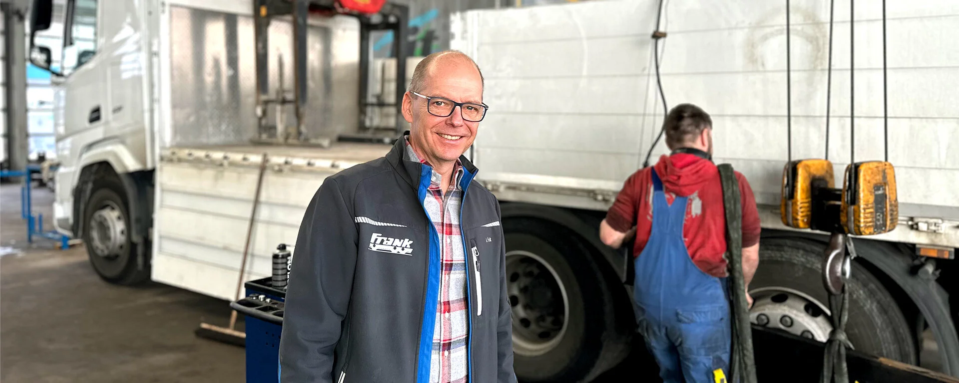 Andreas Frank in der Werkstatt 
