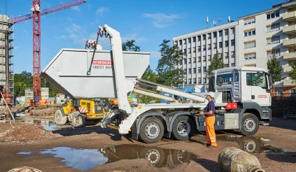 Skip services for construction waste