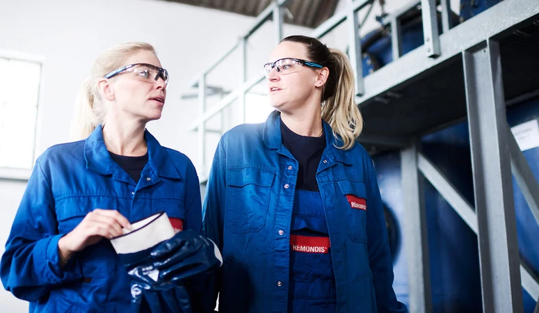 Austausch von Kollegen am Standort REMONDIS Industrie Service Uetze