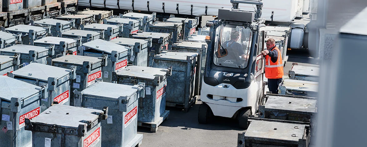 Waste management for our customers from the logistics sector
