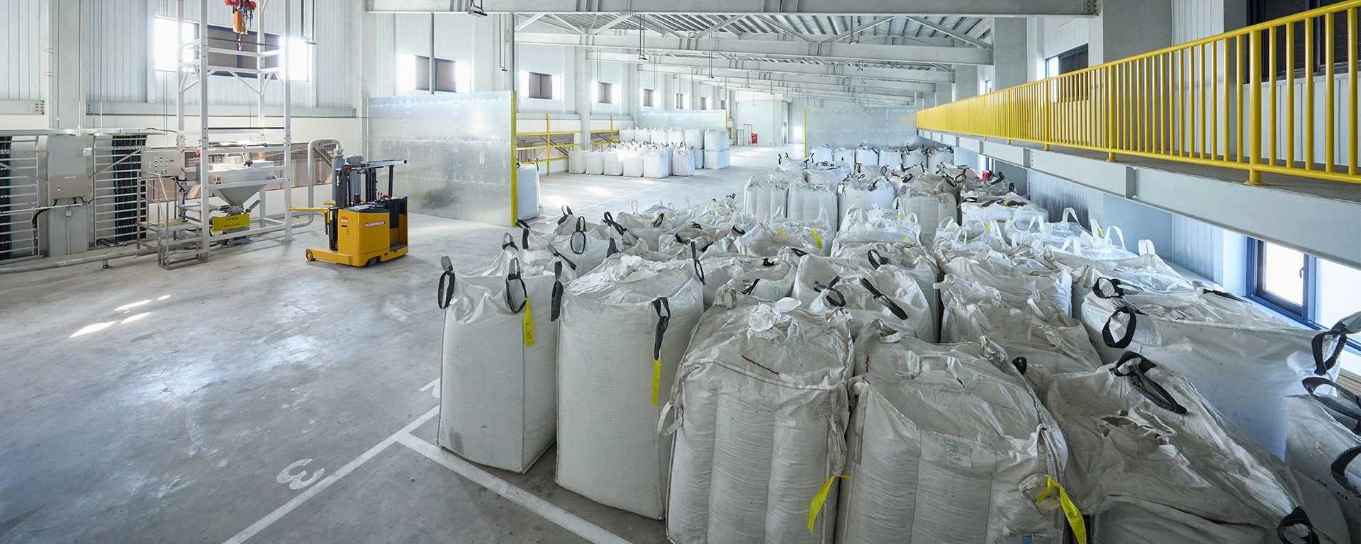 BigBag Lager für Gefahrstoffe wie Asbest