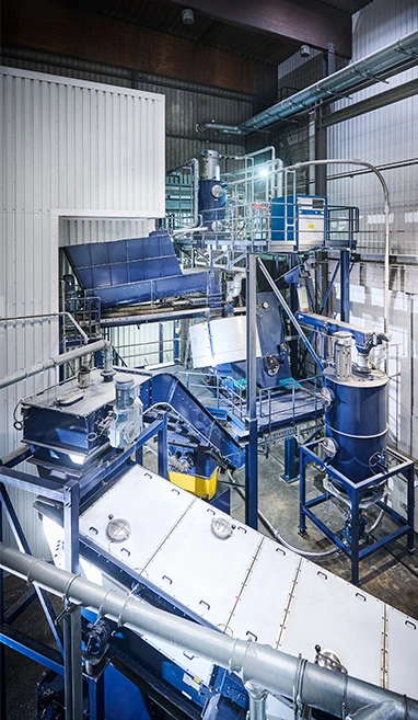 EBS Anlage im Industrie-Recycling-Zentrum Bramsche