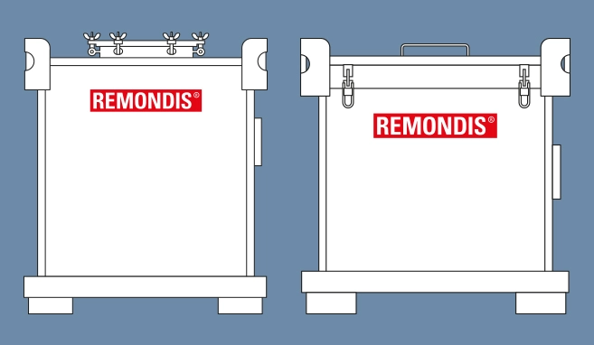 ASF- und ASP Sammelbehältersystem