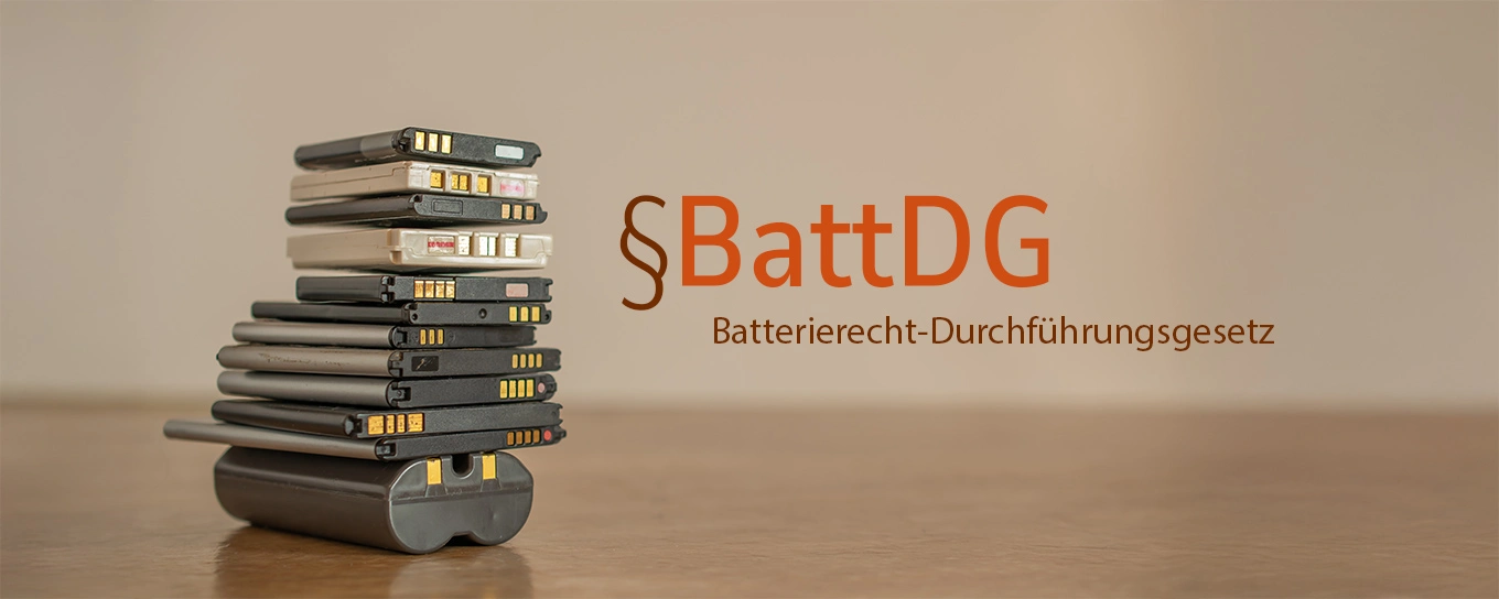 Lithium-Akkus für das BattDG