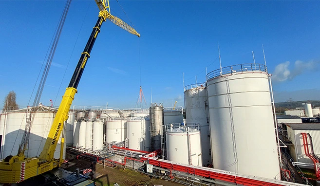 Modernisierung des Tanklagers von REMONDIS Industrie Service in Herne 