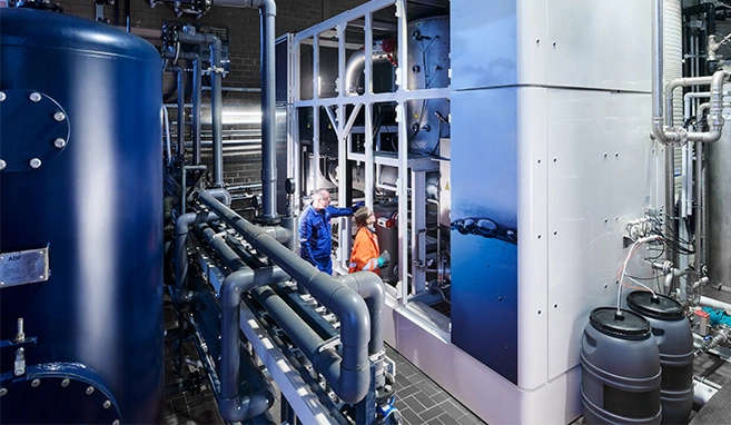 Verdampferanlage bei der REMONDIS Industrie Service Melle