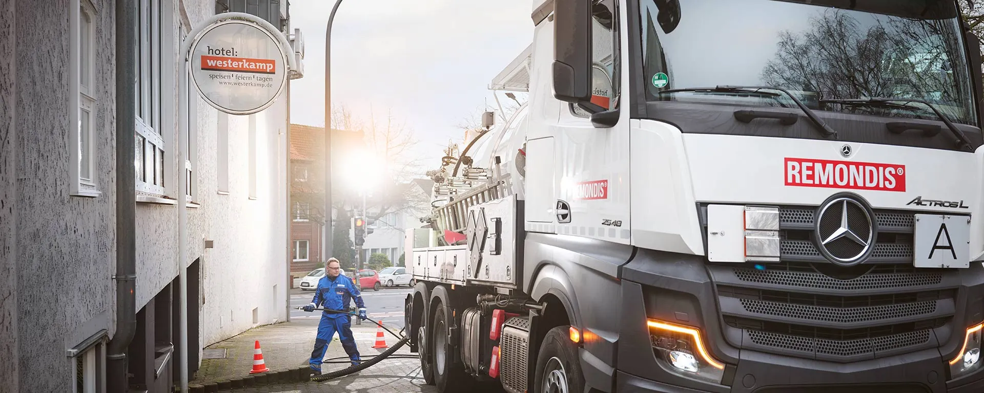 Fettabscheiderleerung am Hotel Westerkamp in Osnabrück