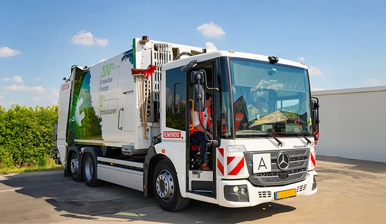 E-Lkw der REMONDIS Luxembourg