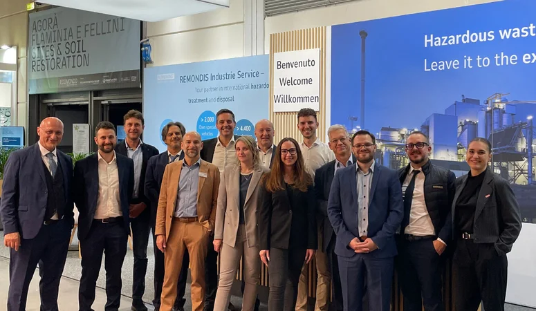 Team REMONDIS Industrie Service und REMONDIS Italia auf der ECOMONDO 2025