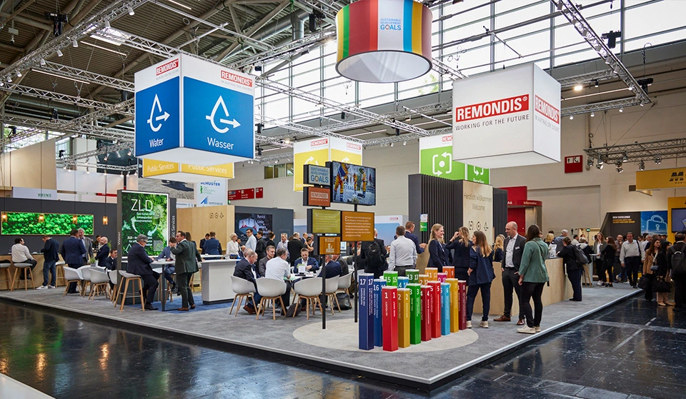 Der REMONDIS-Gruppen Stand auf der IFAT 2024
