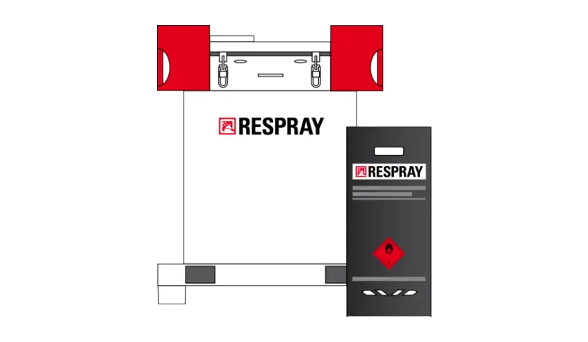 Abbildung Spraydosen-Transportbehälter