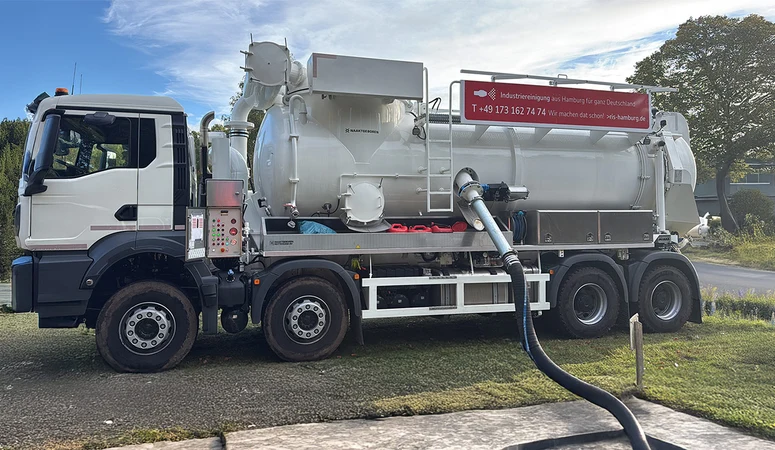 Luftförderanlage im Einsatz