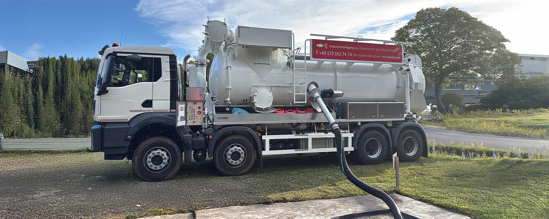 Luftförderanlage im Einsatz