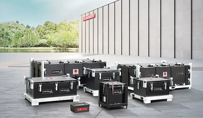 RETRON Sicherheitsbehälter-Familie für Lithium-Ionen-Akkus
