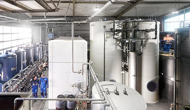 Anlage bei REMONDIS Industrie Service in Melle