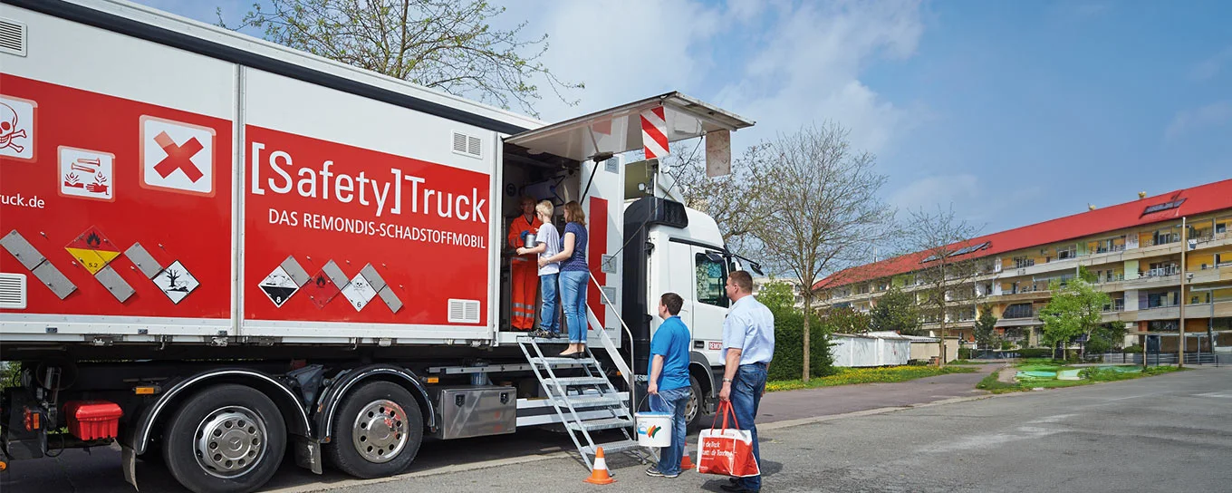 Schadstoffsammlung für Kommunen mit dem SafetyTruck