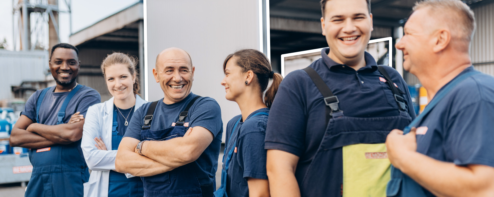 REMONDIS Industrie Service employees at the Bramsche Industrial Recycling Centre