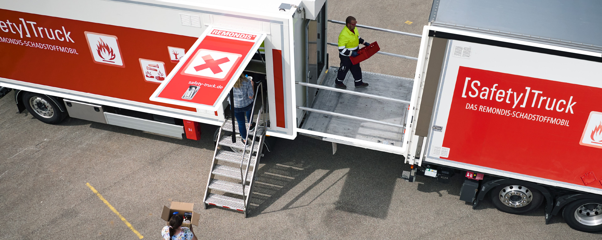 Mobile Schadstoffsammlung durch das REMONDIS Schadstoffmobil