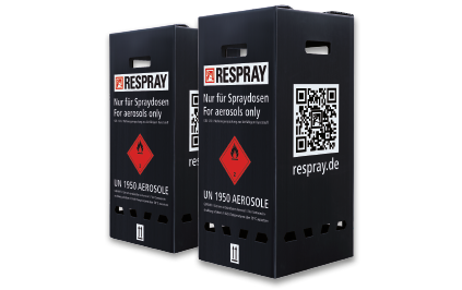 RESPRAY Behälter Spraydosentransport