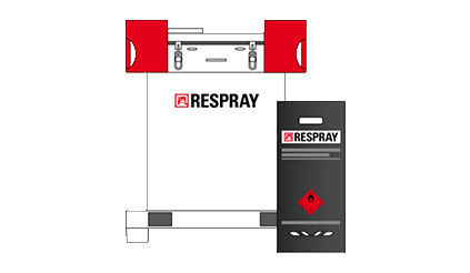Spraydosen Sammelboxen RESPRAY